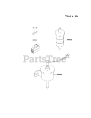 Kawasaki FD620D-AS15 - Kawasaki Engine FUEL-TANK/FUEL-VALVE