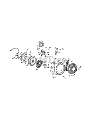 Cub Cadet 221 LHP (31AM2T6D756) - Cub Cadet 21" Snow Thrower (2011) 370-JU-11 Starter &amp; Blower Housing