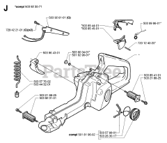 Husqvarna 357 XP - Husqvarna Chainsaw (SN: 20010100001 - 20014000000 ...