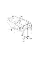 Cub Cadet Yanmar Ex3200 (54ACC4MN727) - Cub Cadet Yanmar Ex Series Compact Tractor Hood