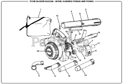 Ryobi RY 08548 - Ryobi Blower Vacuum General Assembly