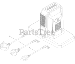 Toro 86924 - Toro Flex-Force Power System 60V MAX Battery Charger (SN: 324000001 - 324999999) (2024)