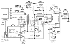 Gravely 988124 (HE 1748 FXP) - Gravely Pro-Hydro 48" Walk-Behind Mower, Pro-Steer, 17hp Kawasaki (SN: 007000 & Above) Wiring Diagram - Pro Steer