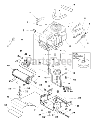 AGCO 515 (1693940) - AGCO Lawn Tractor, 15hp