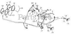 Cub Cadet 1604 (143-580-100) - Cub Cadet Garden Tractor Electrical Wiring-SN 719999 &amp; Below