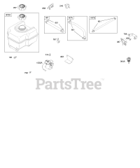 Briggs & Stratton 202432-0151-E9 - Briggs & Stratton Horizontal Engine Fuel Supply