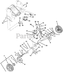 Ariens 911154 (BRSPE 21) - Ariens 21" Self-Propelled Walk-Behind Mower, 5.5hp Honda (SN: 000101 - 001999)
