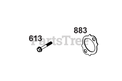 Briggs & Stratton 54E177-0109-J1 - Briggs & Stratton Horizontal Engine Exhaust Group