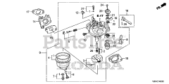 Honda FRC800 K1 A (FAHJ) - Honda 20" Tiller, Made in Japan (SN: FAHJ-1100001 - FAHJ-9999999) CARBURETOR