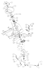 Cub Cadet 2135 (13A-214F100) - Cub Cadet Garden Tractor (SN: 326006 & Above) Steering