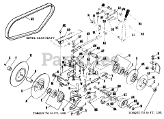 Allis-Chalmers B-112 (2029900) - Allis-Chalmers Garden Tractor, 12hp