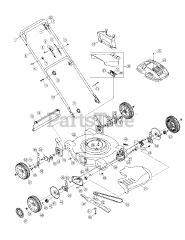 MTD 12A-26MY295 - MTD Pro Walk-Behind Mower (2007)