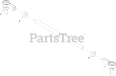 Toro 34230 - Toro Stand-On Spreader/Sprayer (SN: 412800000 - 415299999) Steering Linkage Assembly No. 126-7185