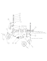 Cub Cadet 517 (590-517-150) - Cub Cadet Caster Wheel Kit att Caster Wheel Kit 2008 &amp; After