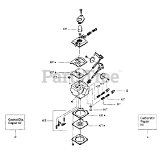 Weed Eater PE 550 - Weed Eater Edger Carburetor Assembly