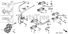 Honda GX270 QWA2 (GCAB) - Honda Engine, Made in Japan (SN: GCAB-1000001 - GCAB-1999999) IGNITION COIL