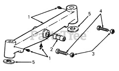 Cub Cadet 805 (136-192-100) - Cub Cadet Lawn Tractor Front Axle Kit: 759-3268