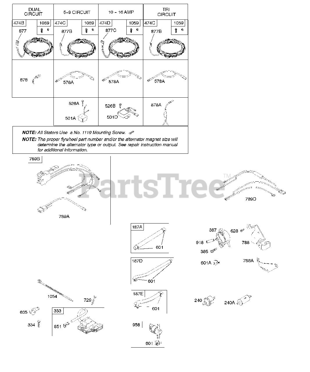 Briggs & Stratton 4417770116E1 Briggs & Stratton Vertical Engine