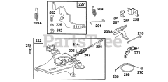 Briggs & Stratton 400707-1507-01 - Briggs & Stratton Vertical Engine Control Assemblies,Oil Fill