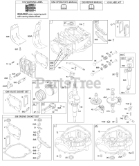 Briggs & Stratton 12H802-1925-E1 - Briggs & Stratton Vertical Engine Cams, Camshaft, Crankshaft, Cylinder, Engine Sump, Kit/Gaskets, Lubrication, Piston Group, Valves