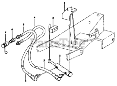 Cub Cadet Accessory - Cub Cadet 42" & 54" Hydr. Angle Push Blade 42" &amp; 54" Blade W/Spring Trip - Hydraulic Attachment