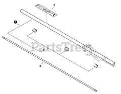 Shindaiwa AHS 254 - Shindaiwa Articulating Hedge Trimmer (SN: T76614001001 - T76614999999)