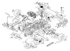 Dixon ZTR 428 - Dixon Zero-Turn Mower (1992) CHASSIS ASSEMBLY