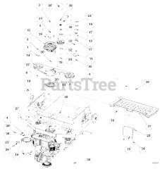 Great Dane 994600 (GSRKW2352S) - Great Dane Surfer Walk-Behind Mower (SN: 000101 & Above)