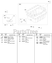 Briggs & Stratton 522447-0106-E2 - Briggs & Stratton Horizontal Engine Oil Pan