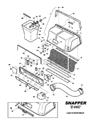 Snapper 7063347 - Snapper 61" Z-VAC Triple Bag Grass Catcher