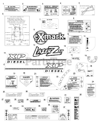 Exmark LZ27DD604 - Exmark 60" Lazer Z XP Zero-Turn Mower, 27hp Briggs & Stratton (SN: 440000 - 509999) (2004)