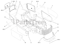Toro 73561 (550) - Toro Garden Tractor (SN: 250000001 - 250999999) (2005)