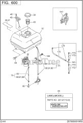 Subaru Robin EH410YS1004 (EH41) - Subaru Robin Engine 600 Fuel &amp; Lubricant