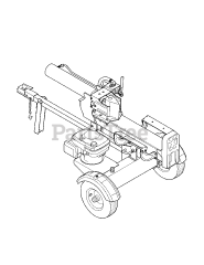 MTD 24BG55M3006 - MTD Log Splitter (2011)