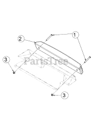 Cub Cadet 302 (590-302-000) - Cub Cadet 42" Double Bagger Weight Bar 2