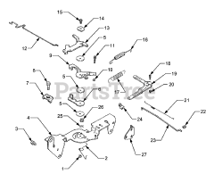 Cub Cadet GT 3204 (14A-671-710) - Cub Cadet Garden Tractor Engine Controls