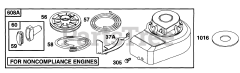 Briggs & Stratton 95902-0122-01 - Briggs & Stratton Vertical Engine Blower Hsg, Rewind