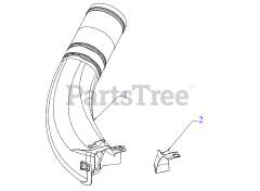 Cub Cadet 19A70055 (19A70055OEM) - Cub Cadet 50" & 54" Double Bagger (2019) Lower Chute