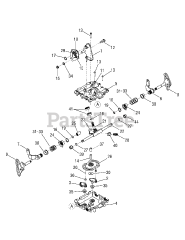 Cub Cadet i1050 (17AF9BKP009) - Cub Cadet 50" Zero-Turn Mower (2008 - 2010) Steering Gear Box Assembly