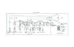 Scag SR 708 (SR 803) - Scag Engine ELECTRICAL SCHEMATIC