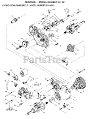 Electrolux/AYP 421361 - Electrolux/AYP Lawn Tractor (1996)
