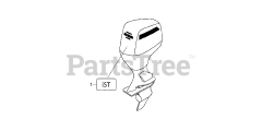 Honda BF200 A4 XA (BAEJ) - Honda Marine Engine, Made in Japan (SN: BAEJ-1200001 - BAEJ-1299999) IST DECAL