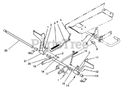 Toro 22-14O502 (244-5) - Toro Yard Tractor (SN: 020000001 - 029999999) (1992)
