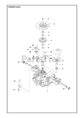 Husqvarna R 216 (967150601) - Husqvarna Swedish Riding Mower (2013) TRANSMISSION 2