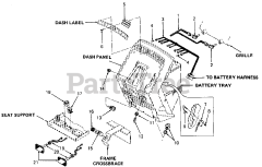 Cub Cadet 1860 (140-661-100) - Cub Cadet Garden Tractor (SN: 800000 - 821059)