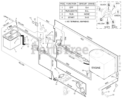 Murray 40900x20C - Murray 40" Lawn Tractor (1996) Electrical System