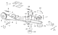 Cub Cadet 81 (0350003U) - Cub Cadet Lawn Tractor Drive