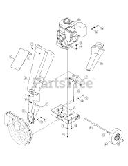 Craftsman 247.776050 (24A-464N799) - Craftsman Chipper Shredder (2012) (Sears)