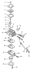 Echo GT-2000 SB - Echo String Trimmer (Type 1) Carburetor -- C1U-K52  S/N: 007394 - 999999