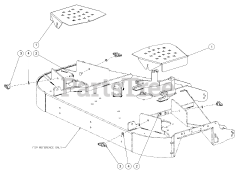 Cub Cadet PRO Z 100 EFI 160-S (53TWEFJU050) - Cub Cadet 60" Pro Z Series Zero-Turn Mower, Cub Cadet EFI (2020) Deck Covers